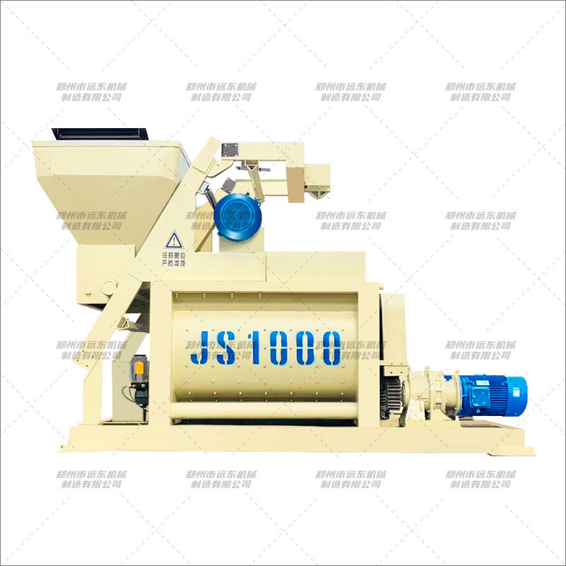JS-1000型双电机强制搅拌机(图1) JS-1000型双电机强制搅拌机(图1)